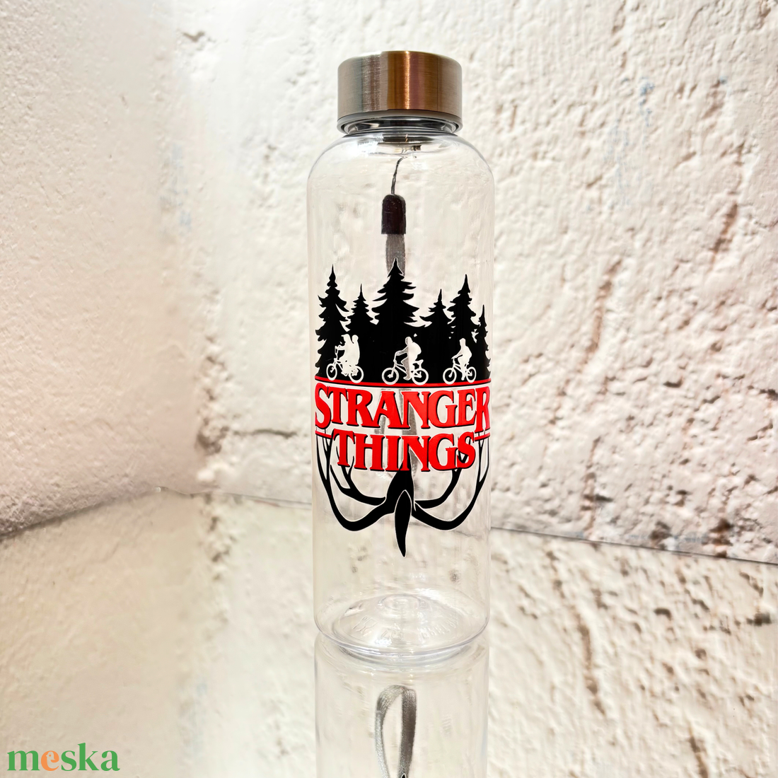 Stranger Things kulacs  500ml - otthon & életmód - konyhafelszerelés, tálalás - italos kellékek - kulacsok - Meska.hu