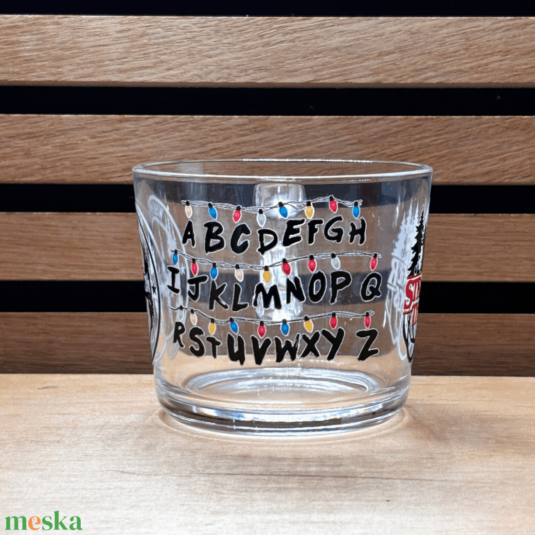 Stranger Things üveg bögre - otthon & életmód - konyhafelszerelés, tálalás - tálalás - bögre & csésze - Meska.hu