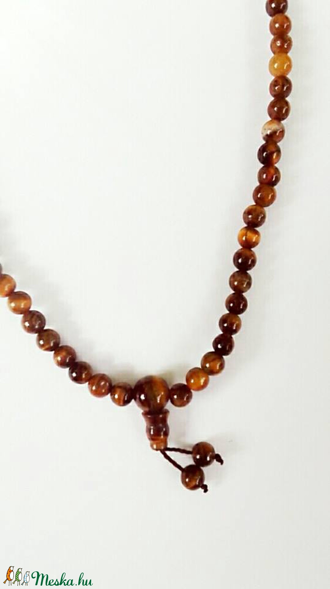 Mala, tigrisszem ásványgyöngyökből (4 mm) fűzve, 57 cm-es. - - Meska.hu Mala, tigrisszem ásványgyöngyökből (4 mm) fűzve, 57 cm-es. - - Meska.hu