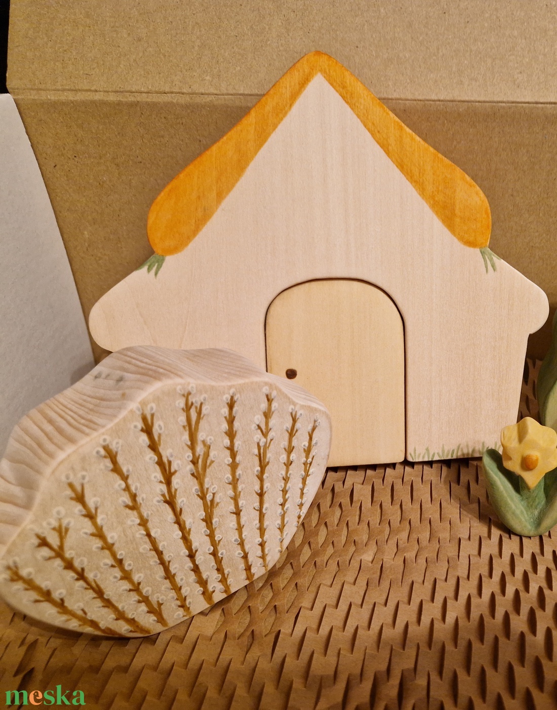 Húsvéti nyuszibox fajáték szett - ünnepi díszek, dekorációk - húsvéti díszek és dekorációk - húsvéti asztaldíszek - Meska.hu