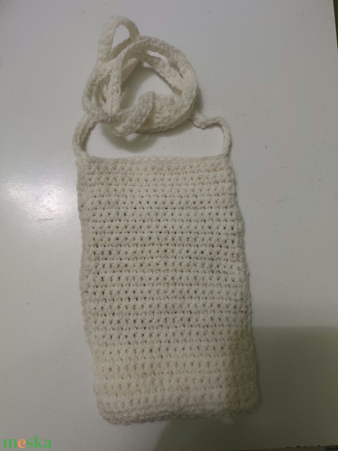 Kávéház hangulat � Gyöngyökkel díszített horgolt granny square mobiltáska - táska & tok - pénztárca & más tok - telefontok - Meska.hu