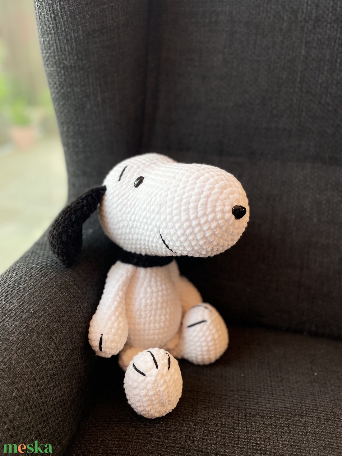 Snoopy plüss  - játék & sport - plüssállat & játékfigura - kutya - Meska.hu