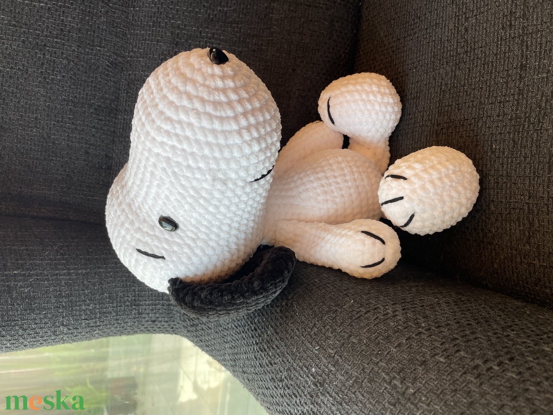 Snoopy plüss  - játék & sport - plüssállat & játékfigura - kutya - Meska.hu