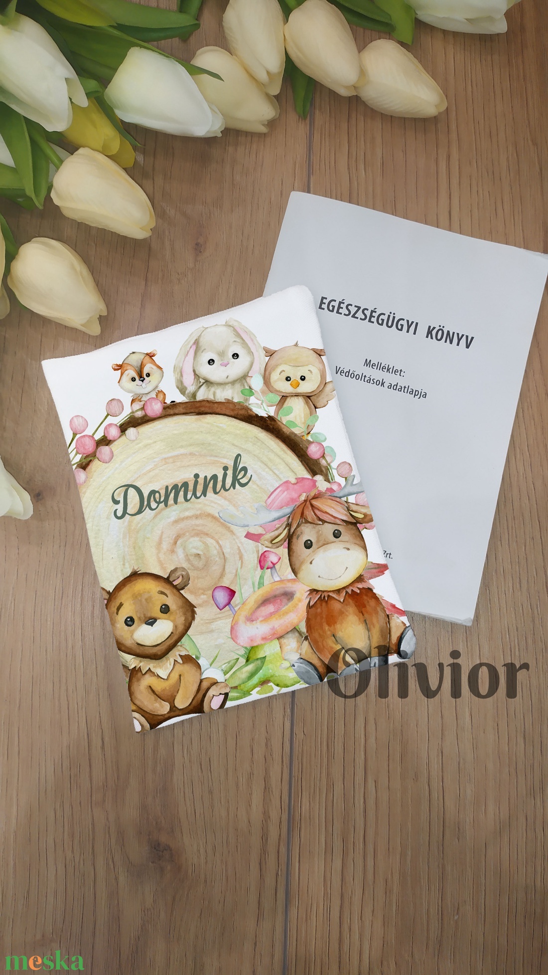 Erdei állatos egészségügyi kiskönyv borító névvel nyomott mintával - otthon & életmód - papír, írószer - egészségügyi kiskönyv borító - Meska.hu Erdei állatos egészségügyi kiskönyv borító névvel nyomott mintával - otthon & életmód - papír, írószer - egészségügyi kiskönyv borító - Meska.hu