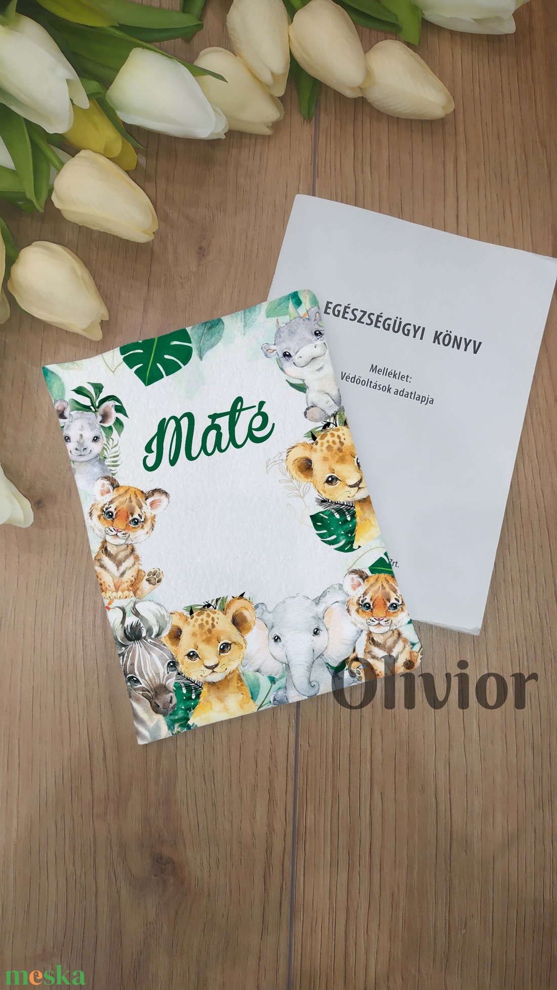 Afrikai állatos egészségügyi kiskönyv borító névvel nyomott mintával - otthon & életmód - papír, írószer - egészségügyi kiskönyv borító - Meska.hu Afrikai állatos egészségügyi kiskönyv borító névvel nyomott mintával - otthon & életmód - papír, írószer - egészségügyi kiskönyv borító - Meska.hu