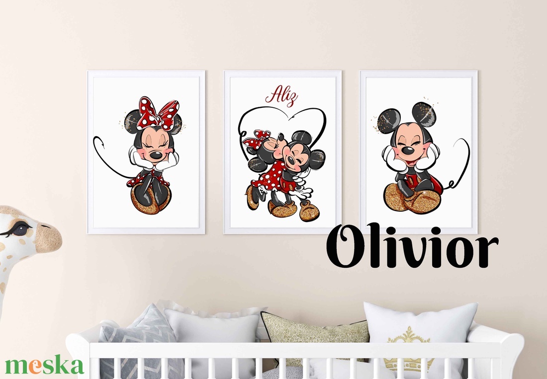 Mickey egér Minnie egér fali kép - otthon & életmód - dekoráció - kép & falikép - poszter - Meska.hu Mickey egér Minnie egér fali kép - otthon & életmód - dekoráció - kép & falikép - poszter - Meska.hu