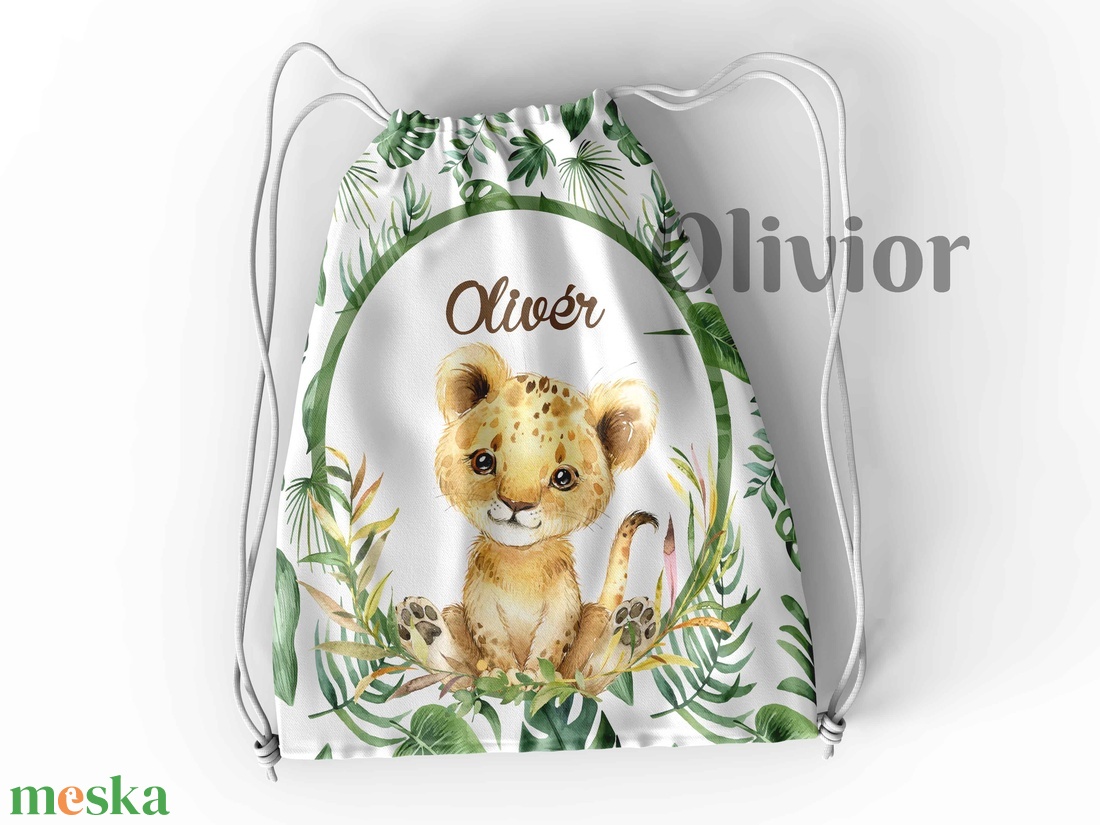 Oroszlános neves ovis zsák - játék & sport - ovis felszerelés - ovis zsák - Meska.hu Oroszlános neves ovis zsák - játék & sport - ovis felszerelés - ovis zsák - Meska.hu