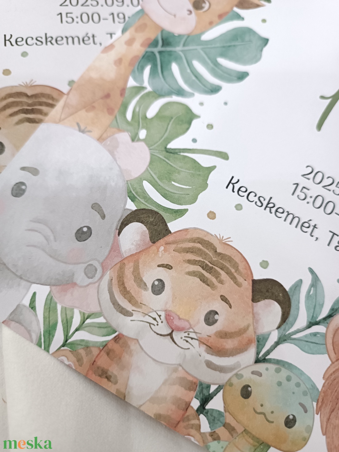 Születésnapi meghívó Afrikai állatos - Olivior - otthon & életmód - papír, írószer - ajándékozás kellékei - meghívó - Meska.hu Születésnapi meghívó Afrikai állatos - Olivior - otthon & életmód - papír, írószer - ajándékozás kellékei - meghívó - Meska.hu
