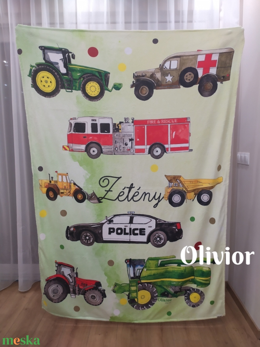 Munkagépes, járműves neves ovis zsák - Olivior - játék & sport - ovis felszerelés - ovis zsák - Meska.hu