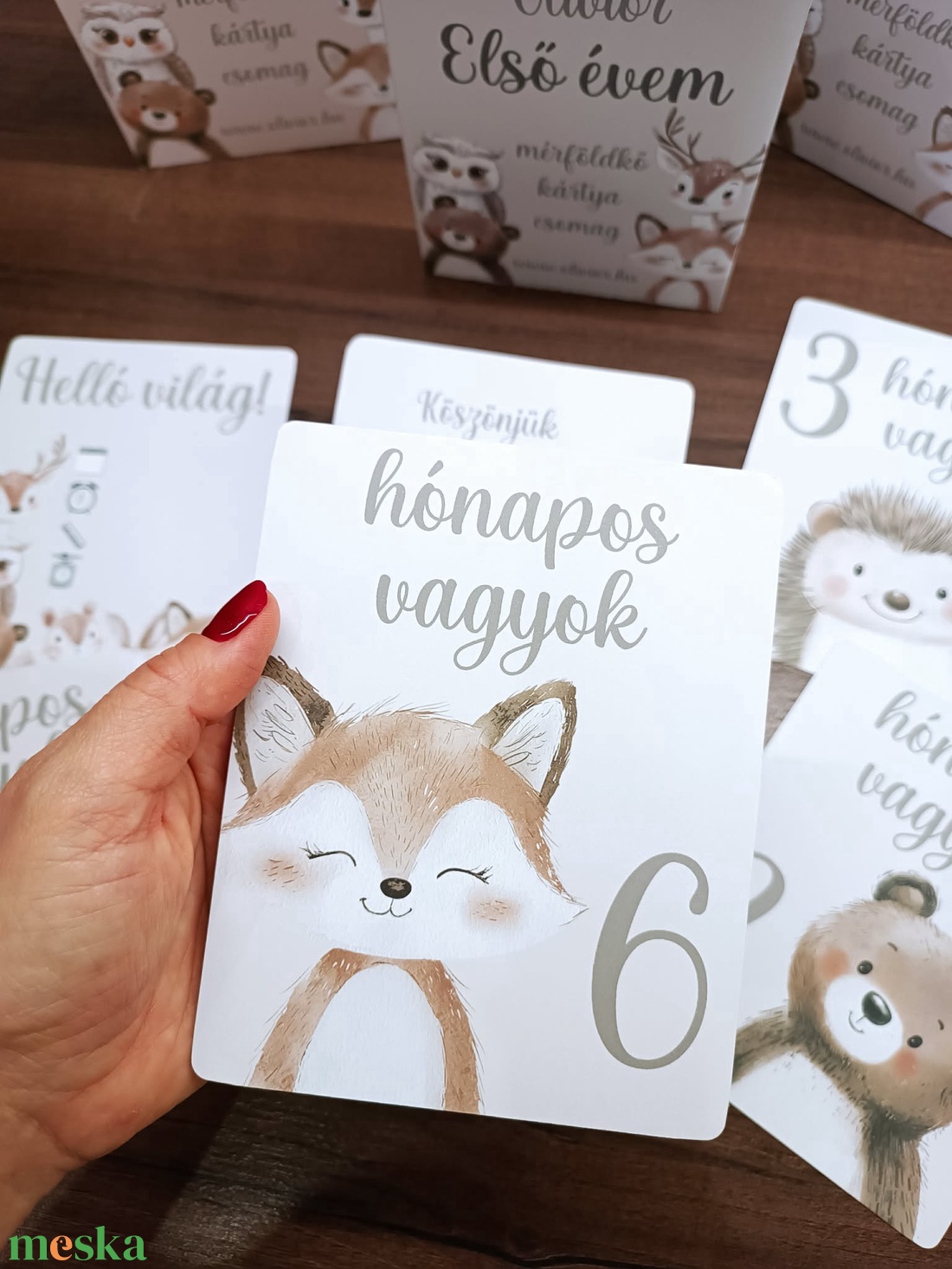 Baba mérföldkő kártya csomag - baba - mama - babafotózás - baba mérföldkő kártyák - Meska.hu