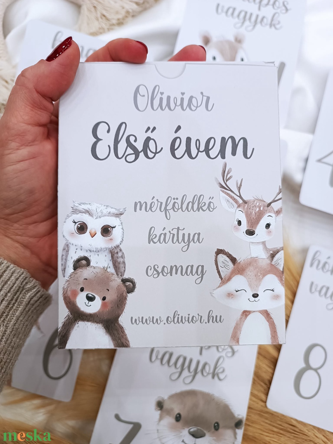 Baba mérföldkő kártya csomag - baba - mama - babafotózás - baba mérföldkő kártyák - Meska.hu