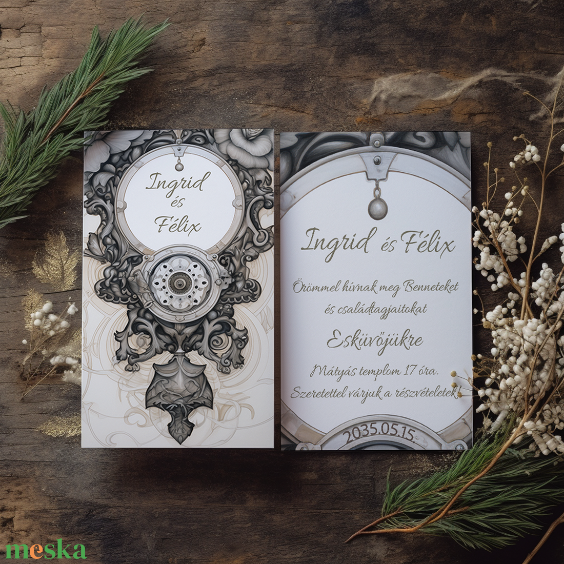 Steampunk esküvői meghívó - esküvő - meghívó & kártya - meghívó - Meska.hu Steampunk esküvői meghívó - esküvő - meghívó & kártya - meghívó - Meska.hu