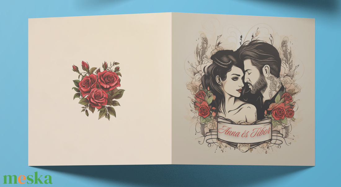 Különleges esküvői meghívó - esküvő - meghívó & kártya - meghívó - Meska.hu