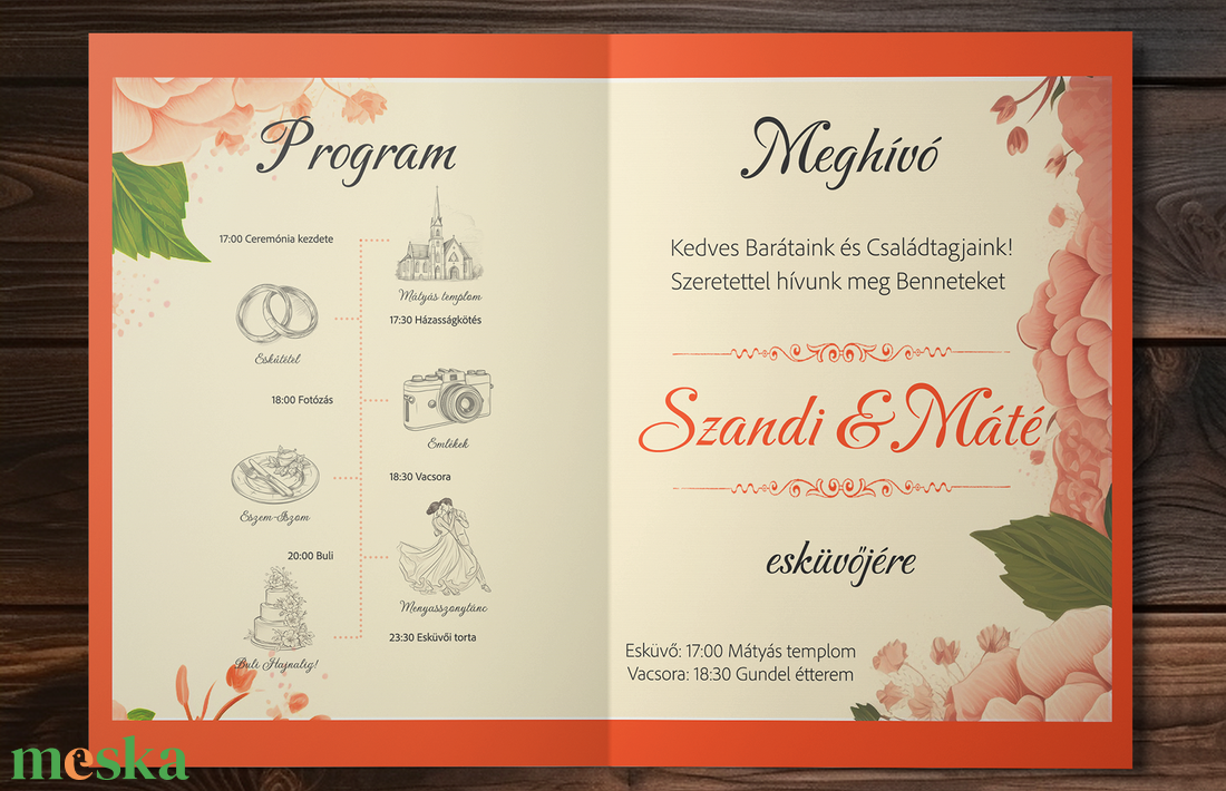 Retro pinup  esküvői meghívó - esküvő - meghívó & kártya - meghívó - Meska.hu