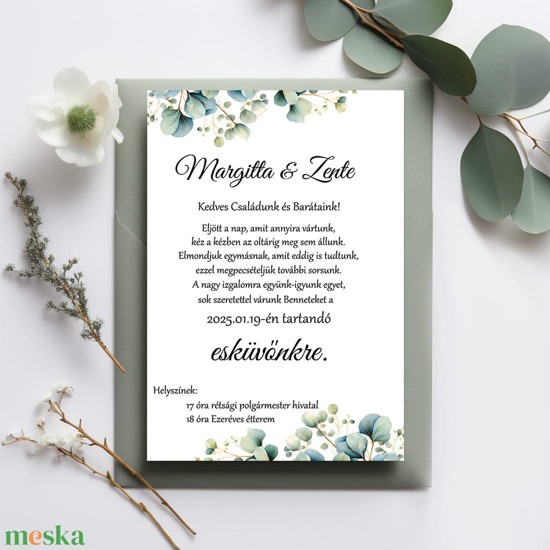 Eukaliptusz,greenery Esküvői meghívó - esküvő - meghívó & kártya - meghívó - Meska.hu Eukaliptusz,greenery Esküvői meghívó - esküvő - meghívó & kártya - meghívó - Meska.hu