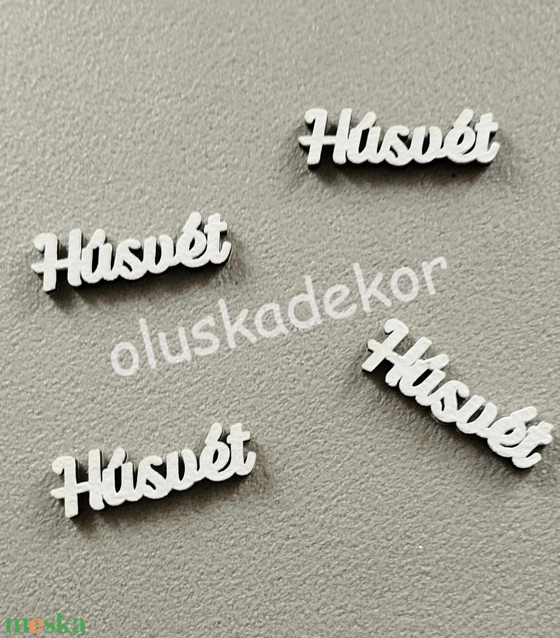 Húsvét fafelirat, 6cm - kellékek & szerszámok - dekorációs kellékek - egyéb kellékek - Meska.hu