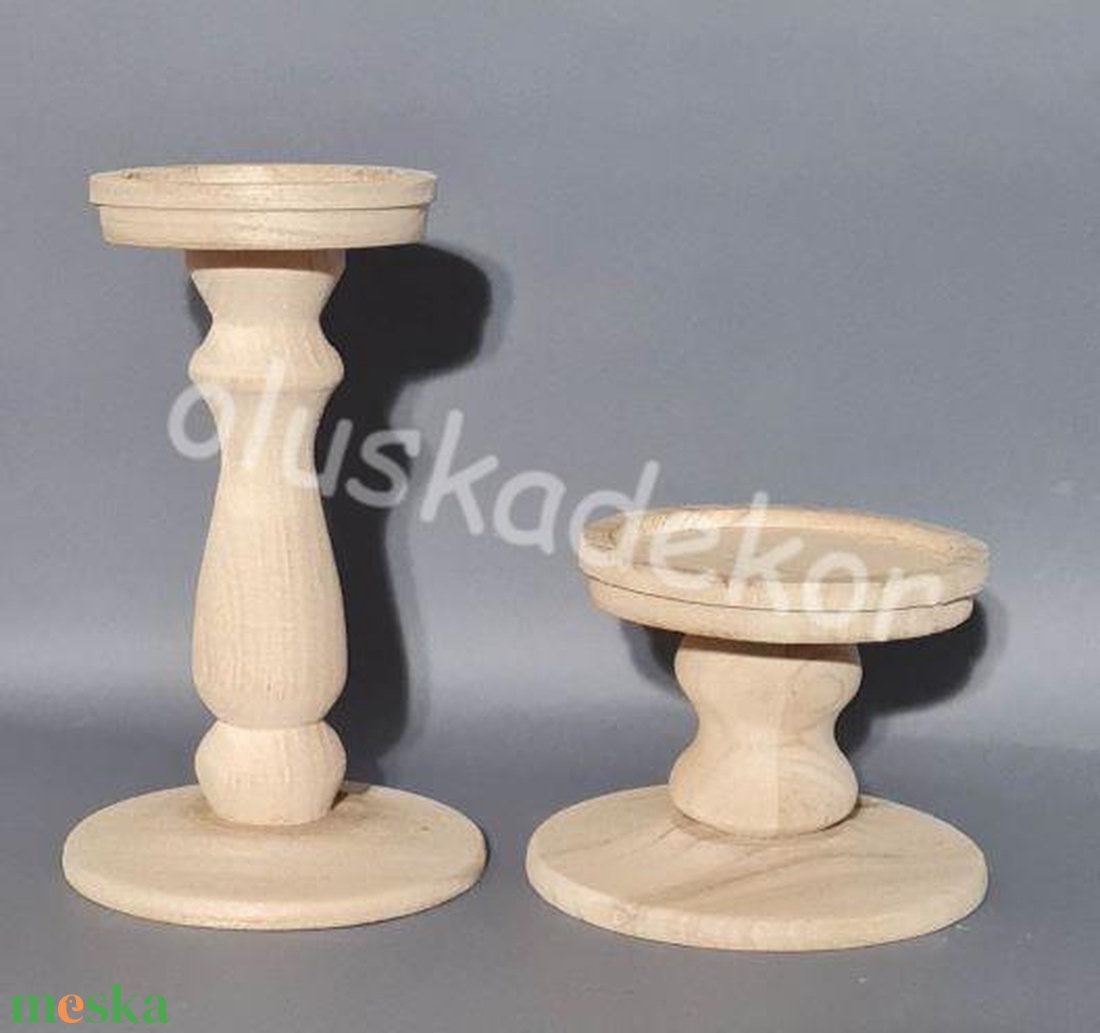 KA-7561. Natúr fa gyertyatartó, több méretben - kellékek & szerszámok - dekorációs kellékek - egyéb kellékek - Meska.hu