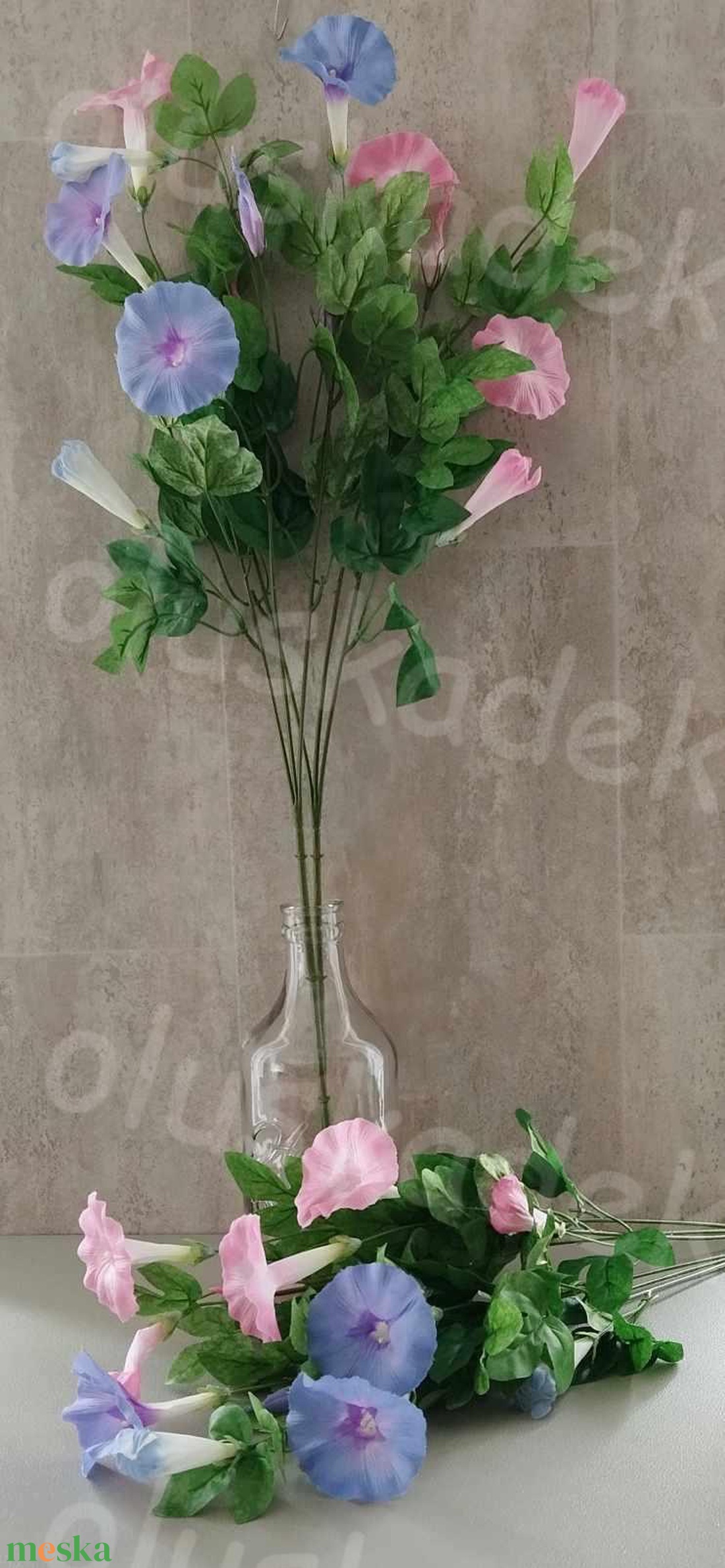 Hajnalka, selyem virágcsokor, 7 virágos dekor növény, 71cm - kellékek & szerszámok - dekorációs kellékek - egyéb kellékek - Meska.hu Hajnalka, selyem virágcsokor, 7 virágos dekor növény, 71cm - kellékek & szerszámok - dekorációs kellékek - egyéb kellékek - Meska.hu