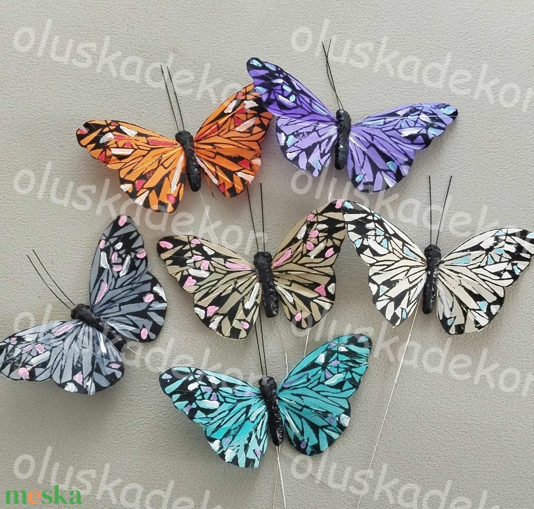 Pillangó, lepke, beszúrós, nyári dekorációs figura, több színben, 11cm - kellékek & szerszámok - dekorációs kellékek - egyéb kellékek - Meska.hu Pillangó, lepke, beszúrós, nyári dekorációs figura, több színben, 11cm - kellékek & szerszámok - dekorációs kellékek - egyéb kellékek - Meska.hu