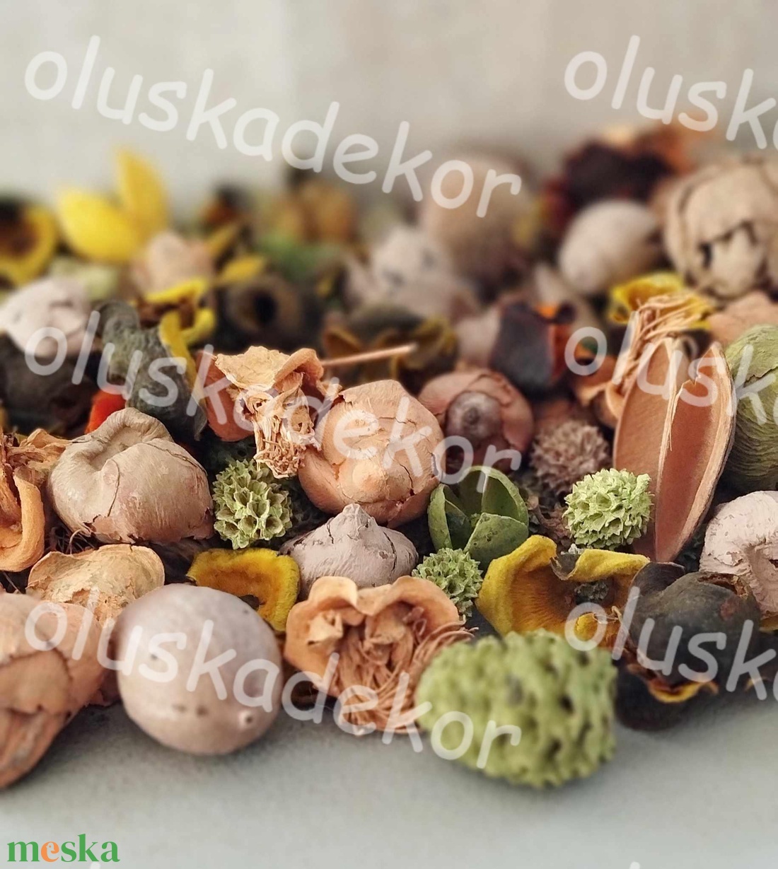 Vegyes terméscsomag, XXL, száraztermés - kellékek & szerszámok - dekorációs kellékek - egyéb kellékek - Meska.hu