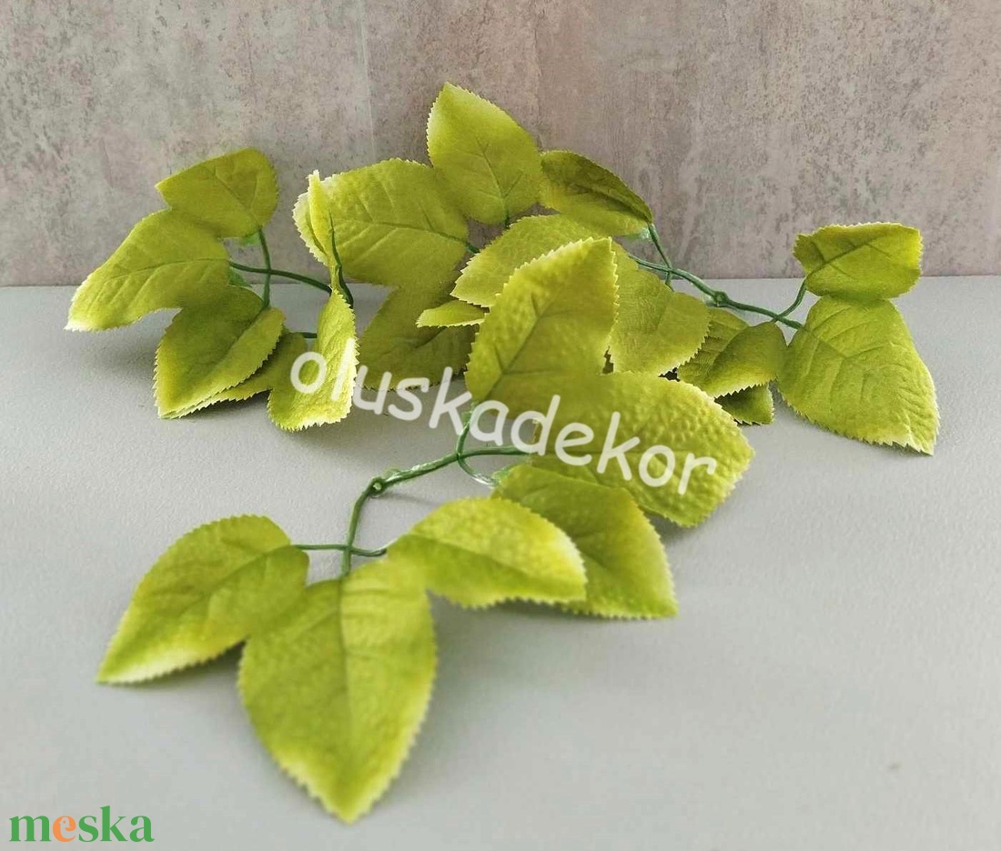 Rózsalevél, selyem, dekor, zöld, több árnyalatban, 16cm - kellékek & szerszámok - dekorációs kellékek - egyéb kellékek - Meska.hu Rózsalevél, selyem, dekor, zöld, több árnyalatban, 16cm - kellékek & szerszámok - dekorációs kellékek - egyéb kellékek - Meska.hu