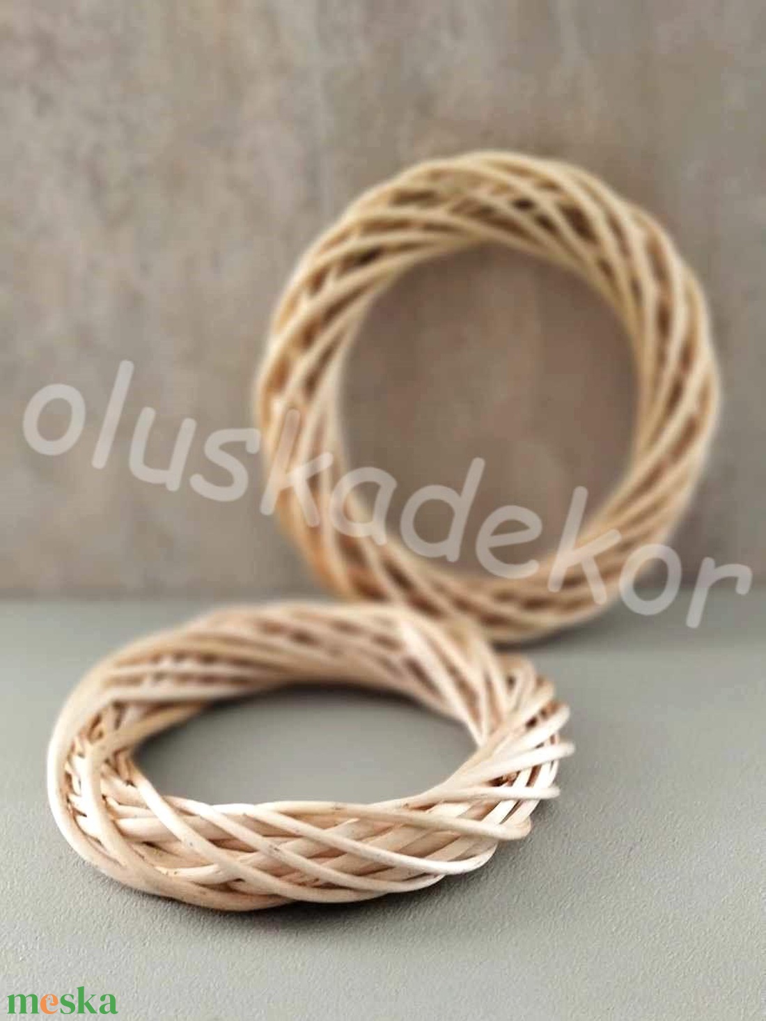 Fűzkoszorú, vesszőkoszorú, fehér, szürke, natúr, 15cm - kellékek & szerszámok - dekorációs kellékek - egyéb kellékek - Meska.hu Fűzkoszorú, vesszőkoszorú, fehér, szürke, natúr, 15cm - kellékek & szerszámok - dekorációs kellékek - egyéb kellékek - Meska.hu