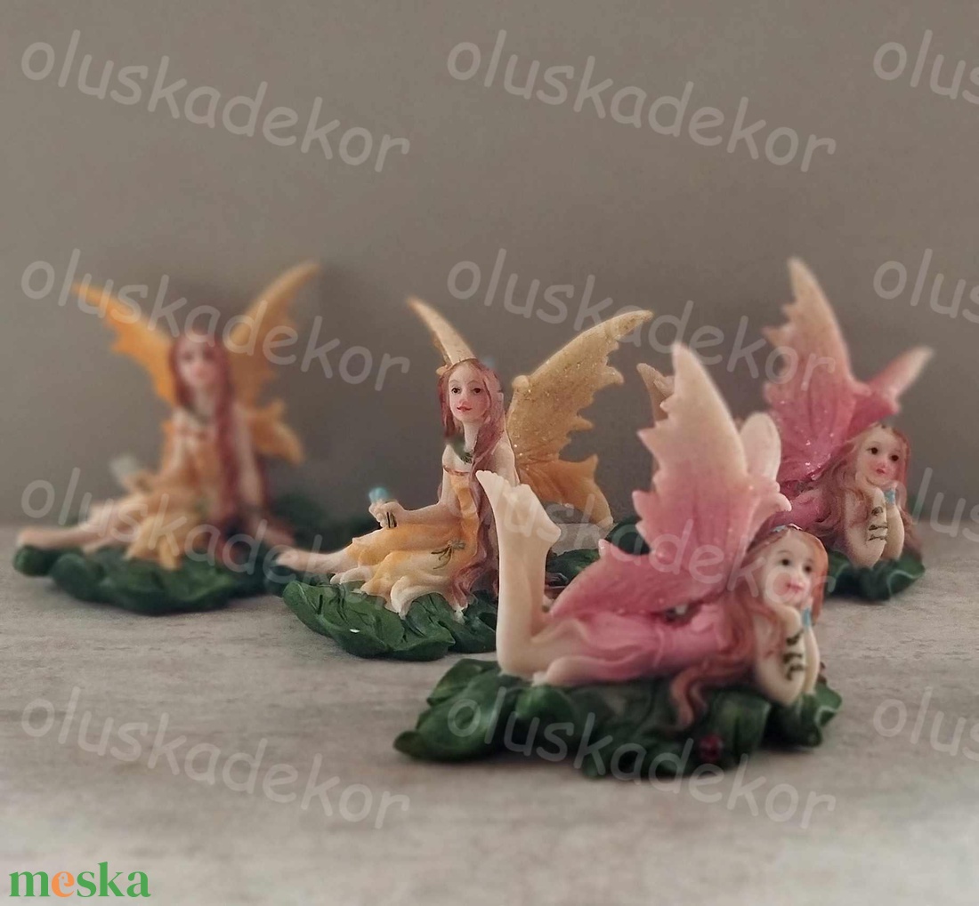 Tündér, tündérkert, poly dekor, figura, rózsaszín, sárga - kellékek & szerszámok - dekorációs kellékek - egyéb kellékek - Meska.hu Tündér, tündérkert, poly dekor, figura, rózsaszín, sárga - kellékek & szerszámok - dekorációs kellékek - egyéb kellékek - Meska.hu