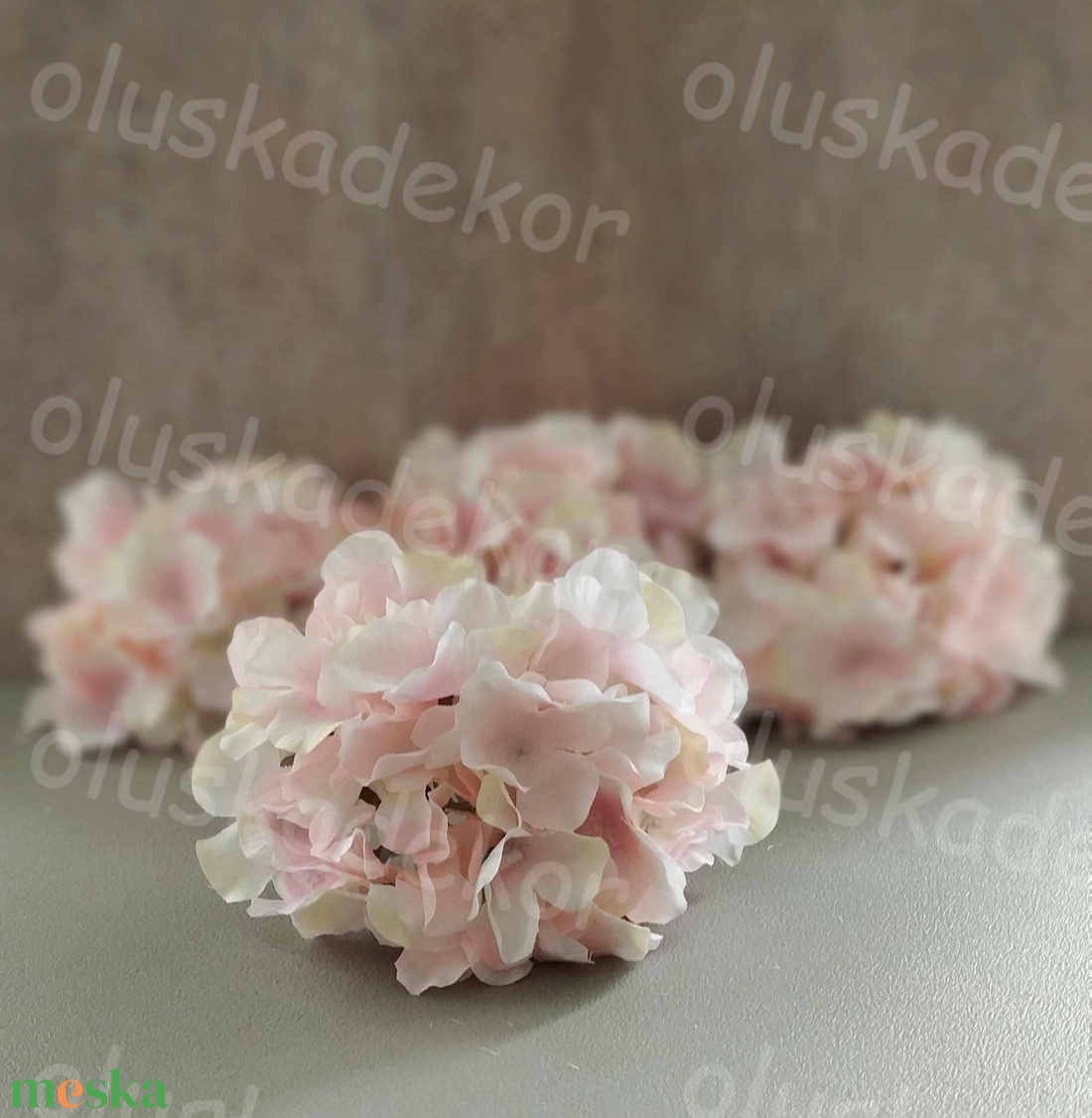 Hortenzia virágfej, 18 cm, selyemvirág, dekor - kellékek & szerszámok - dekorációs kellékek - virágfej - Meska.hu Hortenzia virágfej, 18 cm, selyemvirág, dekor - kellékek & szerszámok - dekorációs kellékek - virágfej - Meska.hu