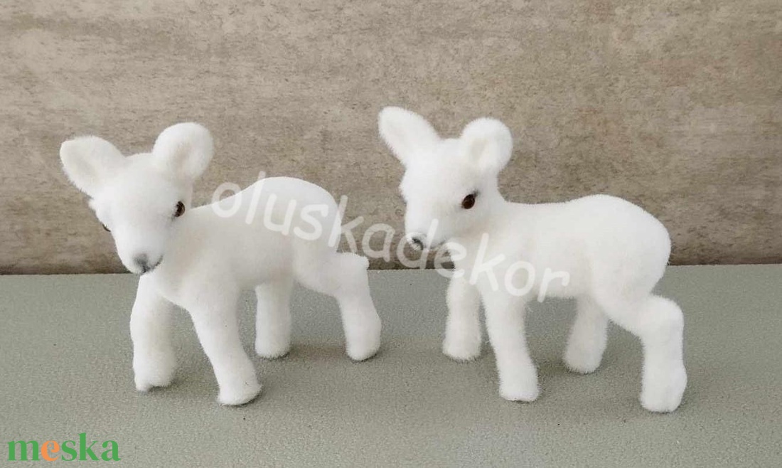 Baba őzike, fehér, karácsonyi, adventi dekorációs figura, 7cm - kellékek & szerszámok - dekorációs kellékek - figurák - Meska.hu Baba őzike, fehér, karácsonyi, adventi dekorációs figura, 7cm - kellékek & szerszámok - dekorációs kellékek - figurák - Meska.hu