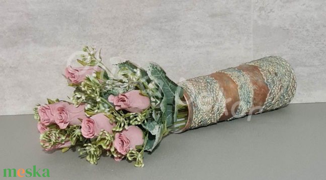 Vintage bimbós rózsacsokor, műnövény, dekorációs kiegészítő, 43cm, 9 szál - kellékek & szerszámok - dekorációs kellékek - egyéb kellékek - Meska.hu Vintage bimbós rózsacsokor, műnövény, dekorációs kiegészítő, 43cm, 9 szál - kellékek & szerszámok - dekorációs kellékek - egyéb kellékek - Meska.hu