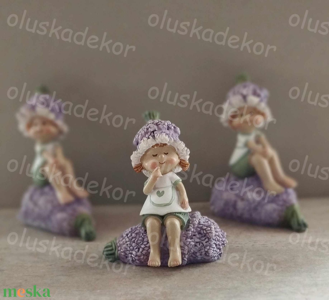 Levendula kislány, kisfiú, tündérkert, kerámia figura, 11,5cm - kellékek & szerszámok - dekorációs kellékek - figurák - Meska.hu Levendula kislány, kisfiú, tündérkert, kerámia figura, 11,5cm - kellékek & szerszámok - dekorációs kellékek - figurák - Meska.hu