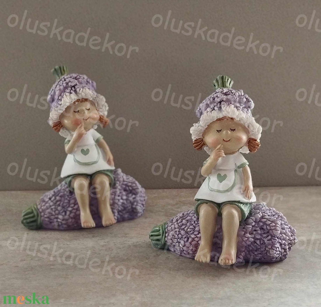 Levendula kislány, kisfiú, tündérkert, kerámia figura, 11,5cm - kellékek & szerszámok - dekorációs kellékek - figurák - Meska.hu Levendula kislány, kisfiú, tündérkert, kerámia figura, 11,5cm - kellékek & szerszámok - dekorációs kellékek - figurák - Meska.hu