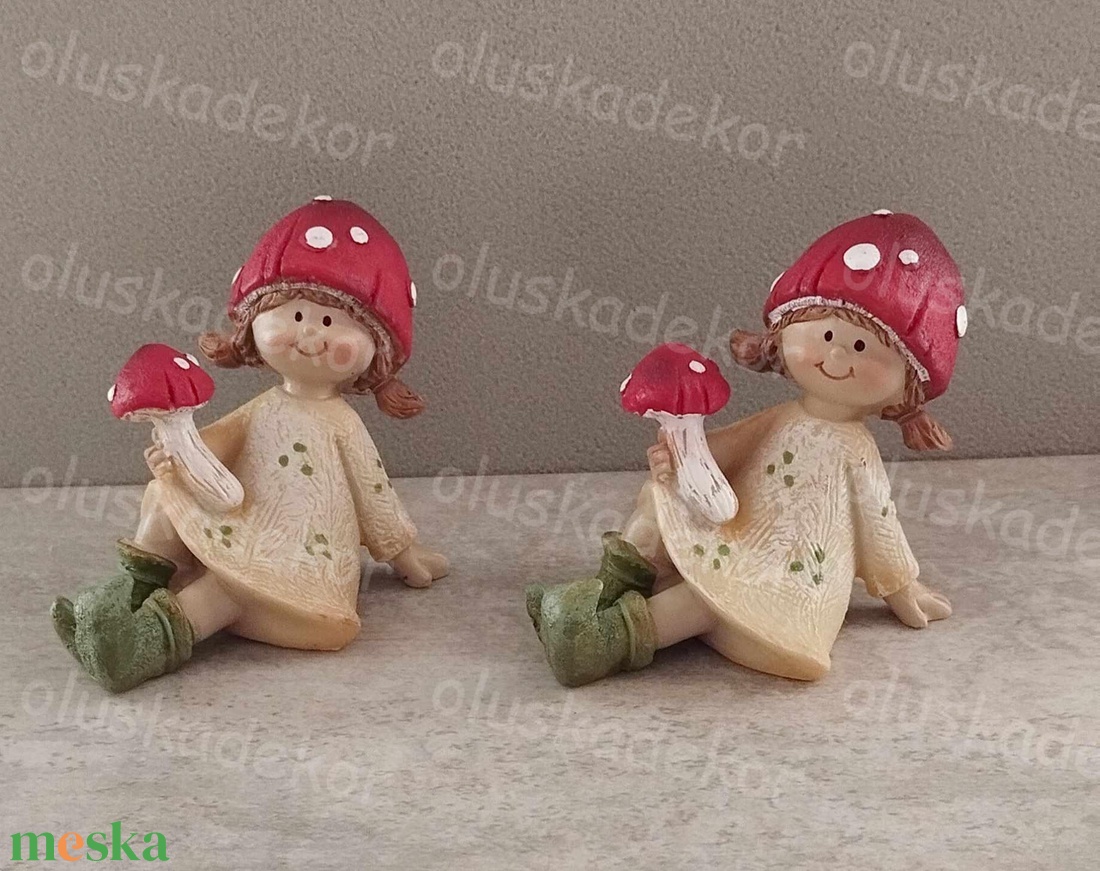 Gomba fiú, gomba lány, kerámia figura, 7,5x 5 x 6,5cm - kellékek & szerszámok - dekorációs kellékek - figurák - Meska.hu Gomba fiú, gomba lány, kerámia figura, 7,5x 5 x 6,5cm - kellékek & szerszámok - dekorációs kellékek - figurák - Meska.hu