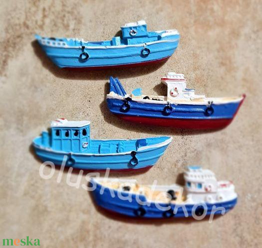 Halászbárka, hajó, csónak - kellékek & szerszámok - dekorációs kellékek - figurák - Meska.hu