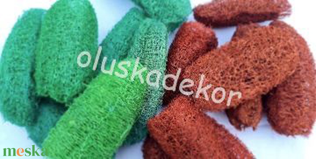 Luffa, egész több színben - kellékek & szerszámok - dekorációs kellékek - egyéb kellékek - Meska.hu Luffa, egész több színben - kellékek & szerszámok - dekorációs kellékek - egyéb kellékek - Meska.hu