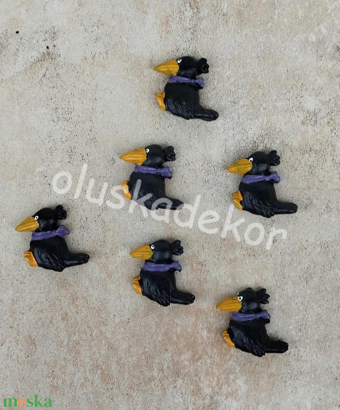 Varjú, öntapadós, öntapadós, őszi, poly dekor figura, 3x3cm - kellékek & szerszámok - dekorációs kellékek - egyéb kellékek - Meska.hu Varjú, öntapadós, öntapadós, őszi, poly dekor figura, 3x3cm - kellékek & szerszámok - dekorációs kellékek - egyéb kellékek - Meska.hu