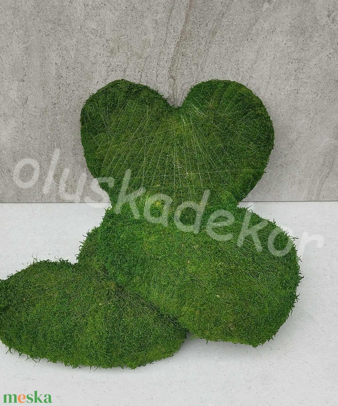 Mohaalap, élénkzöld, szívalakú 3 méretben - kellékek & szerszámok - dekorációs kellékek - koszorú, koszorúalap - Meska.hu Mohaalap, élénkzöld, szívalakú 3 méretben - kellékek & szerszámok - dekorációs kellékek - koszorú, koszorúalap - Meska.hu