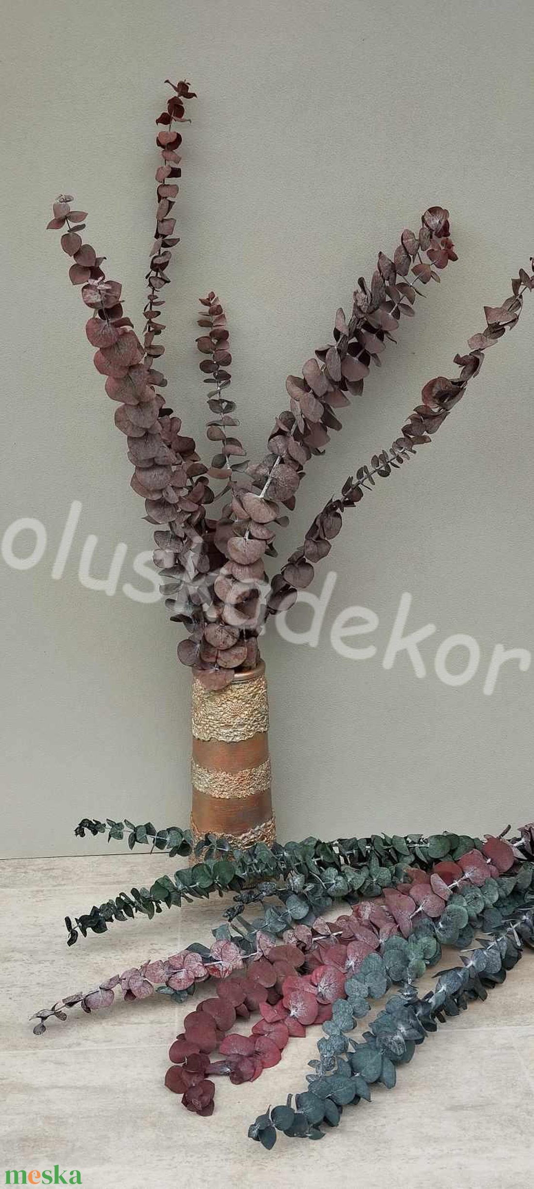 Eukalyptus spirál preparált növény 4 színben - kellékek & szerszámok - dekorációs kellékek - egyéb kellékek - Meska.hu Eukalyptus spirál preparált növény 4 színben - kellékek & szerszámok - dekorációs kellékek - egyéb kellékek - Meska.hu