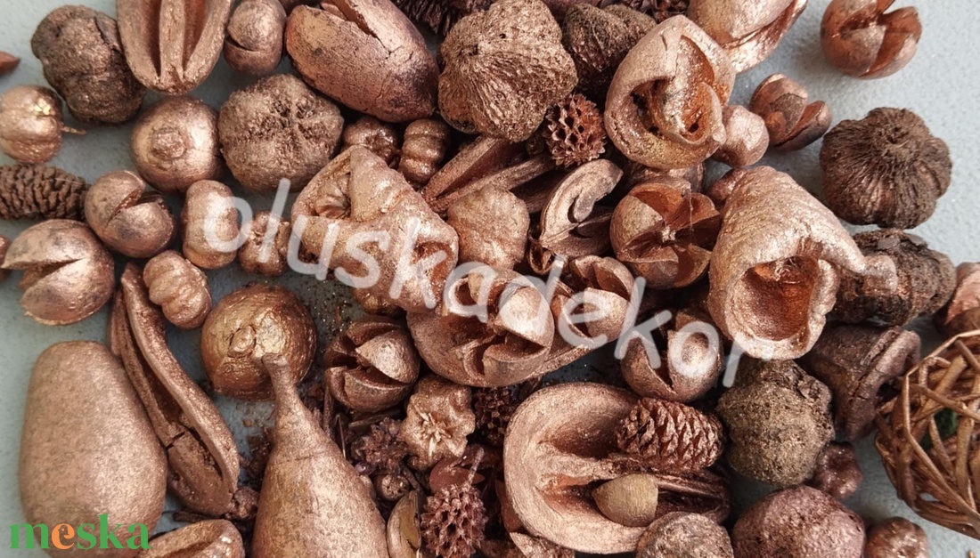 Vegyes terméscsomag, ezüst, bronz, arany, pezsgő, karácsonyi,100gr/cs. - kellékek & szerszámok - dekorációs kellékek - egyéb kellékek - Meska.hu