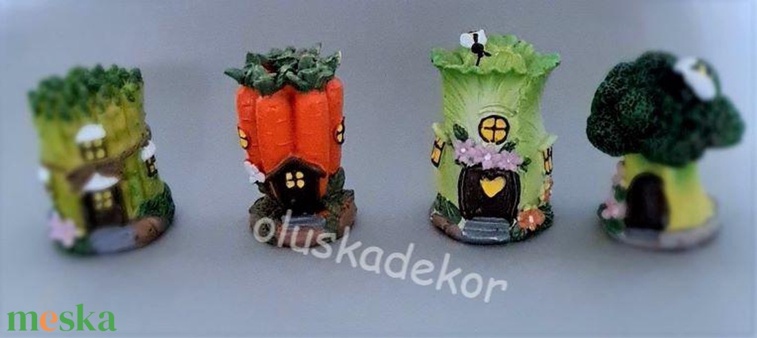 Zöldségházikó, brokkoli, saláta, spárga 7cm - kellékek & szerszámok - dekorációs kellékek - figurák - Meska.hu Zöldségházikó, brokkoli, saláta, spárga 7cm - kellékek & szerszámok - dekorációs kellékek - figurák - Meska.hu