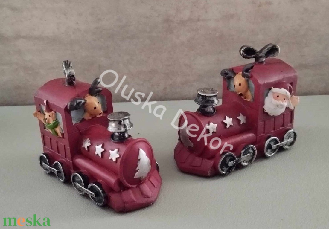 Vonat télapóval, kerámia, karácsonyi, adventi dekorációs kiegészítő, figura, 9,5cm - kellékek & szerszámok - dekorációs kellékek - figurák - Meska.hu Vonat télapóval, kerámia, karácsonyi, adventi dekorációs kiegészítő, figura, 9,5cm - kellékek & szerszámok - dekorációs kellékek - figurák - Meska.hu