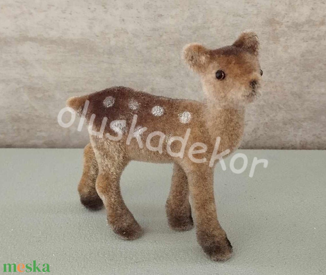 Őzike, karácsonyi, adventi dekorációs figura flokkolt, 10cm - kellékek & szerszámok - dekorációs kellékek - egyéb kellékek - Meska.hu Őzike, karácsonyi, adventi dekorációs figura flokkolt, 10cm - kellékek & szerszámok - dekorációs kellékek - egyéb kellékek - Meska.hu