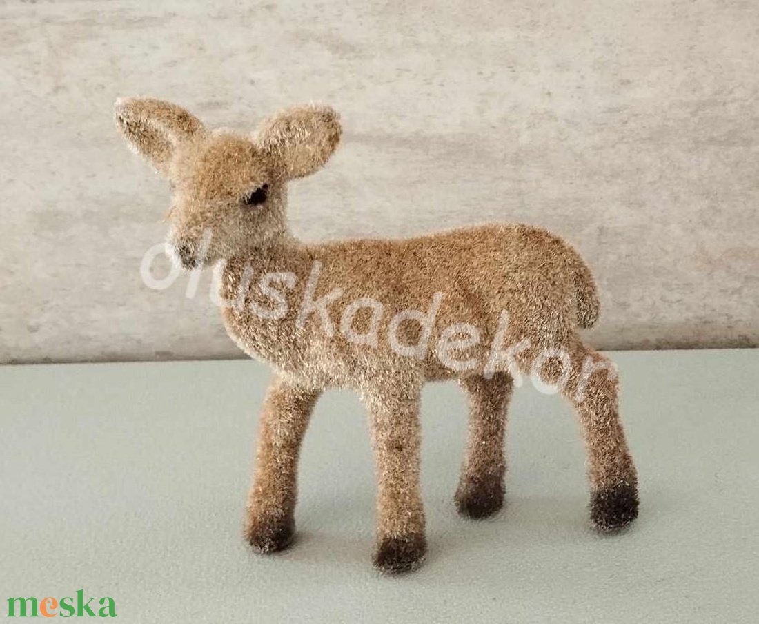 Őzgida, őzike 2 színben, karácsonyi, adventi dekorációs figura, flokkolt, 12cm - kellékek & szerszámok - dekorációs kellékek - egyéb kellékek - Meska.hu Őzgida, őzike 2 színben, karácsonyi, adventi dekorációs figura, flokkolt, 12cm - kellékek & szerszámok - dekorációs kellékek - egyéb kellékek - Meska.hu