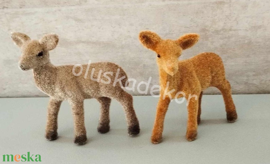 Őzgida, őzike 2 színben, karácsonyi, adventi dekorációs figura, flokkolt, 12cm - kellékek & szerszámok - dekorációs kellékek - egyéb kellékek - Meska.hu Őzgida, őzike 2 színben, karácsonyi, adventi dekorációs figura, flokkolt, 12cm - kellékek & szerszámok - dekorációs kellékek - egyéb kellékek - Meska.hu