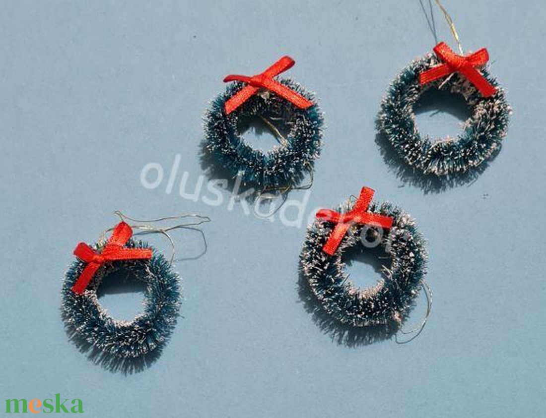 Mini adventi koszorú, 5cm - kellékek & szerszámok - dekorációs kellékek - egyéb kellékek - Meska.hu