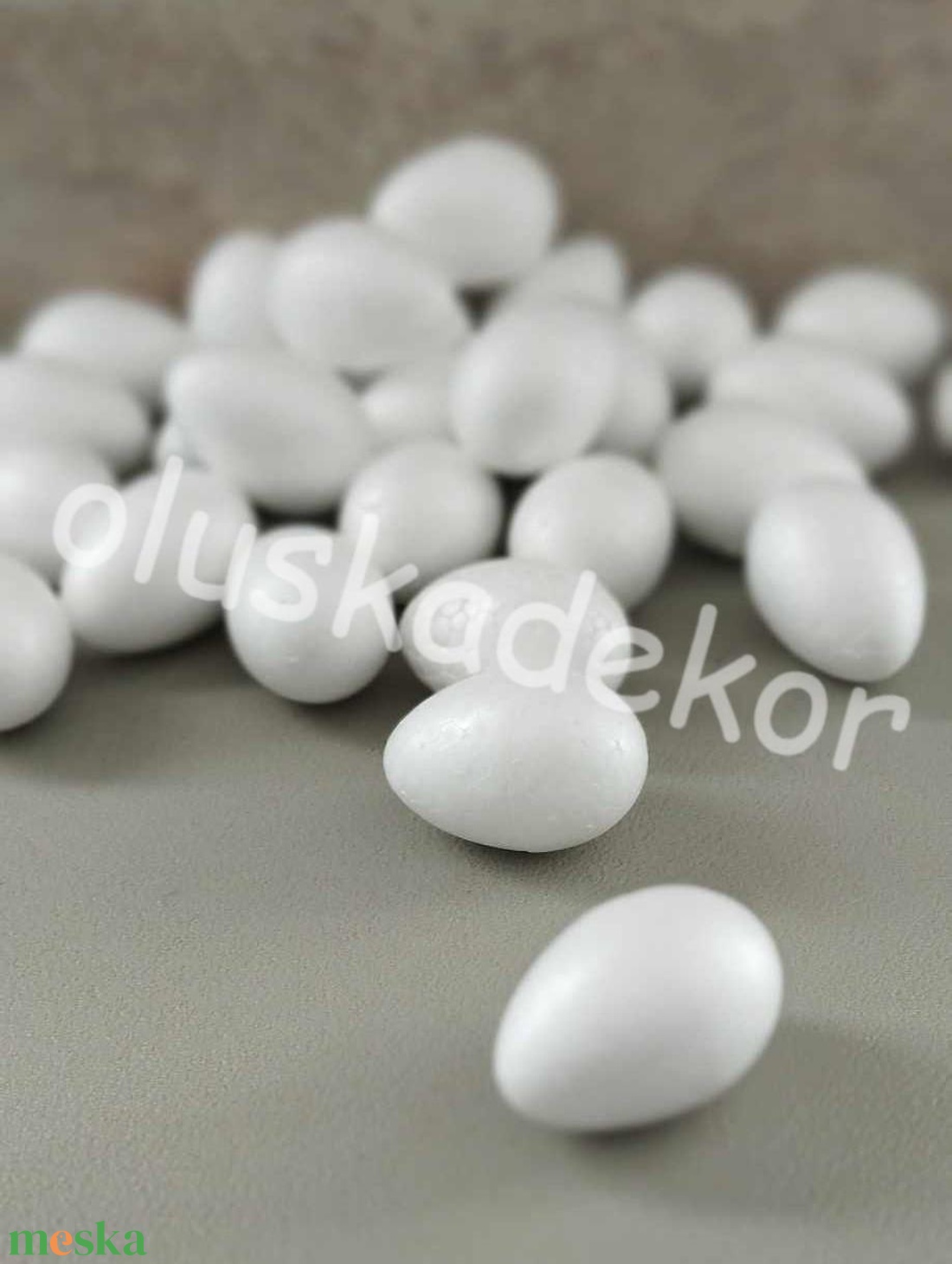 Hungarocell, polisztirol tojás 12cm - kellékek & szerszámok - dekorációs kellékek - figurák - Meska.hu
