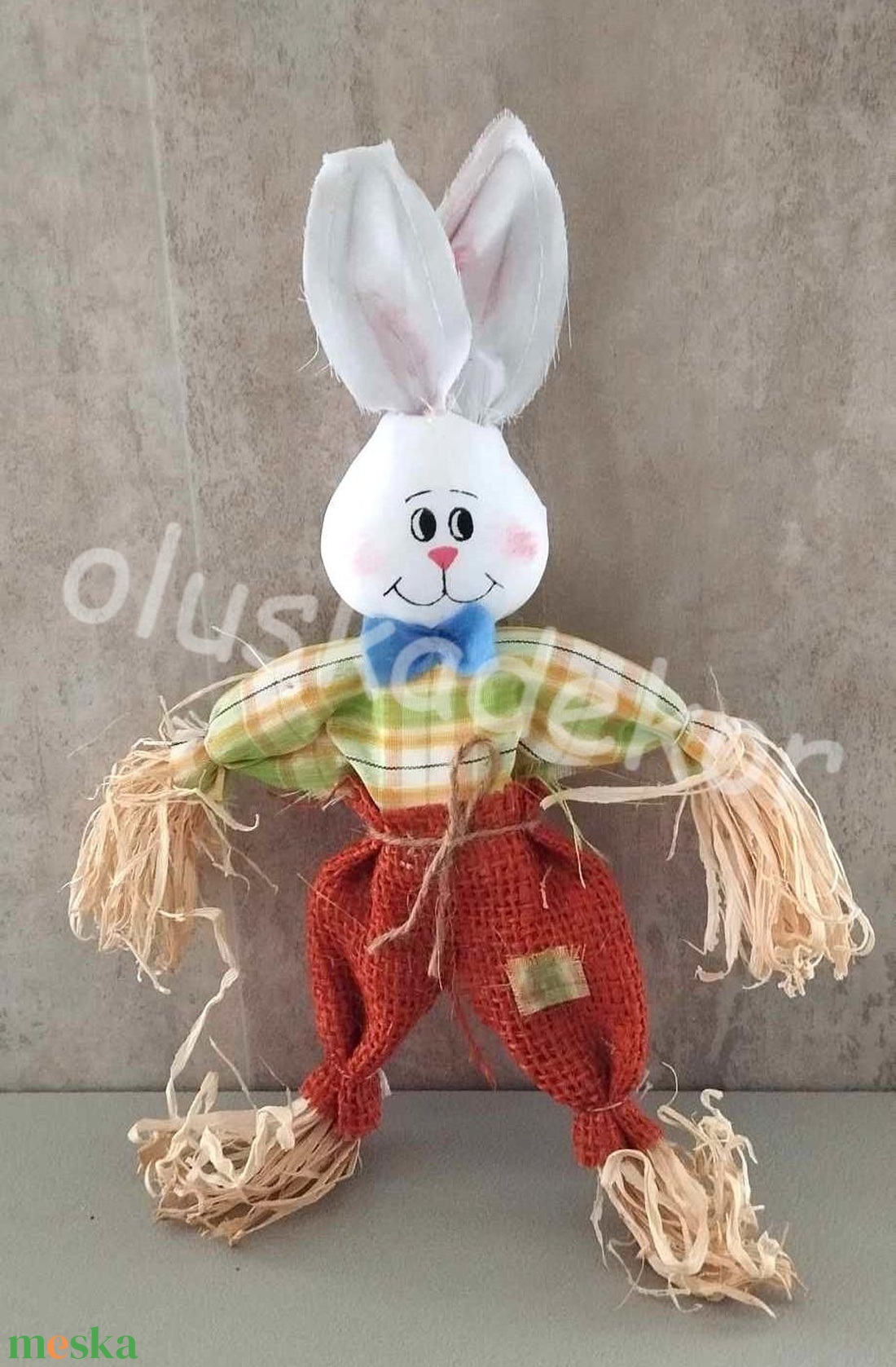 Szalmanyúl, nyuszi, 30cm - kellékek & szerszámok - dekorációs kellékek - figurák - Meska.hu Szalmanyúl, nyuszi, 30cm - kellékek & szerszámok - dekorációs kellékek - figurák - Meska.hu