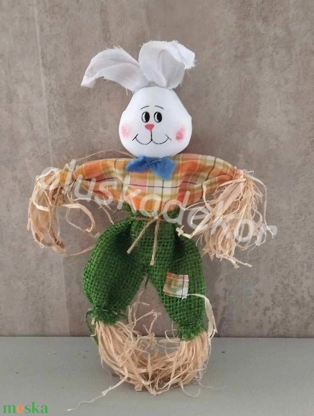 Szalmanyúl, nyuszi, 30cm - kellékek & szerszámok - dekorációs kellékek - figurák - Meska.hu Szalmanyúl, nyuszi, 30cm - kellékek & szerszámok - dekorációs kellékek - figurák - Meska.hu