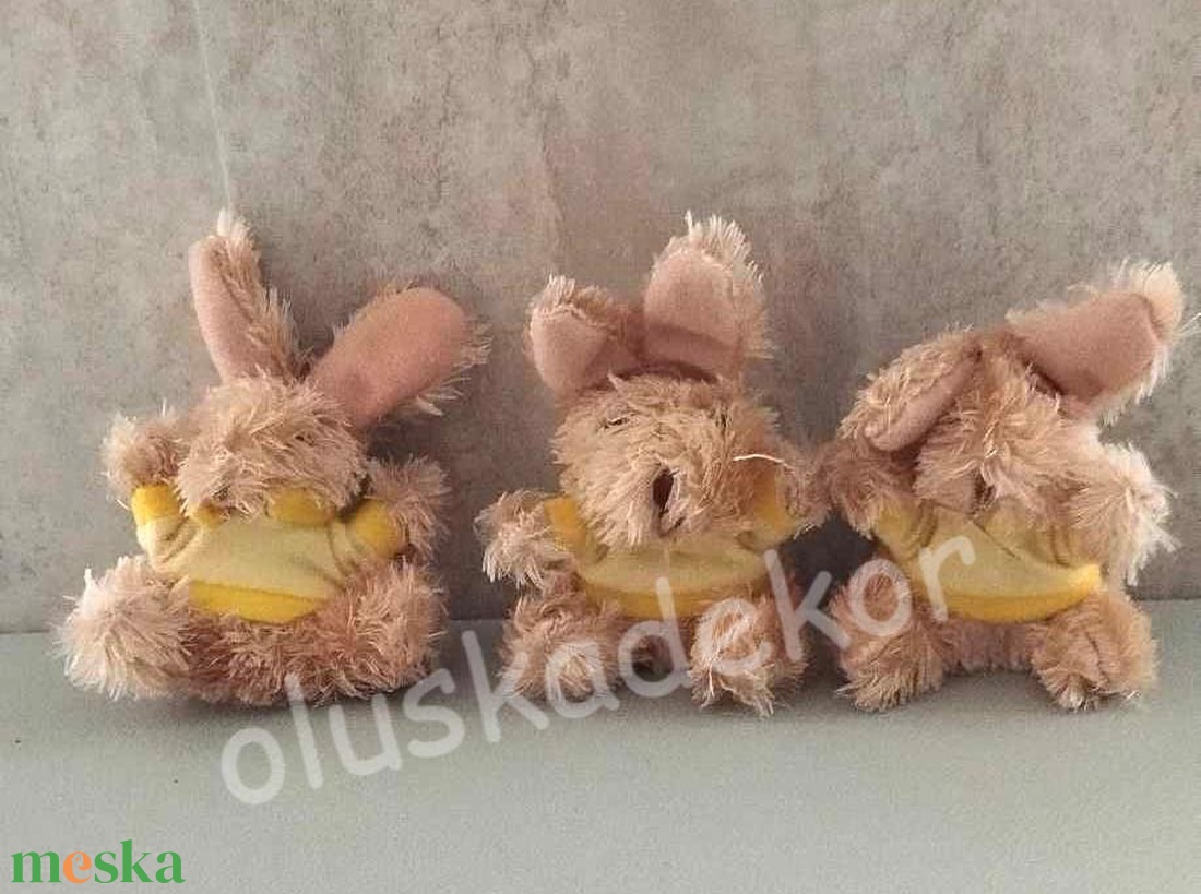 Plüss nyuszi, nyúl, RONDA, DE ÉDES, 10cm - kellékek & szerszámok - dekorációs kellékek - figurák - Meska.hu Plüss nyuszi, nyúl, RONDA, DE ÉDES, 10cm - kellékek & szerszámok - dekorációs kellékek - figurák - Meska.hu