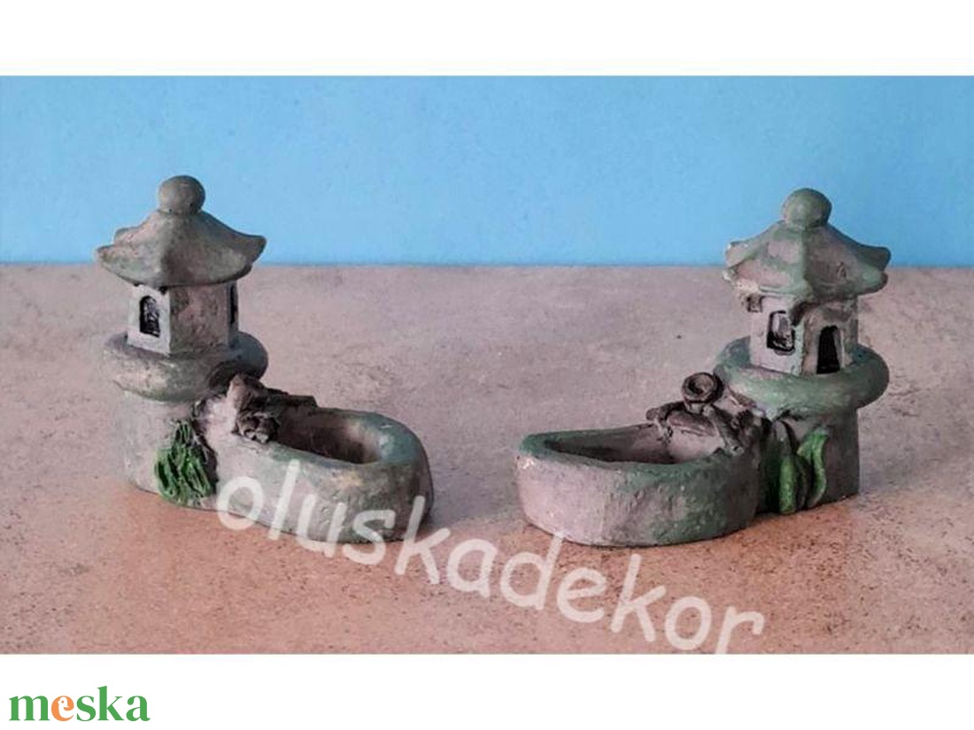Keleties szökőkút, tündér, manó dekor, tündérkert kiegészítő, 5 cm - kellékek & szerszámok - dekorációs kellékek - figurák - Meska.hu Keleties szökőkút, tündér, manó dekor, tündérkert kiegészítő, 5 cm - kellékek & szerszámok - dekorációs kellékek - figurák - Meska.hu